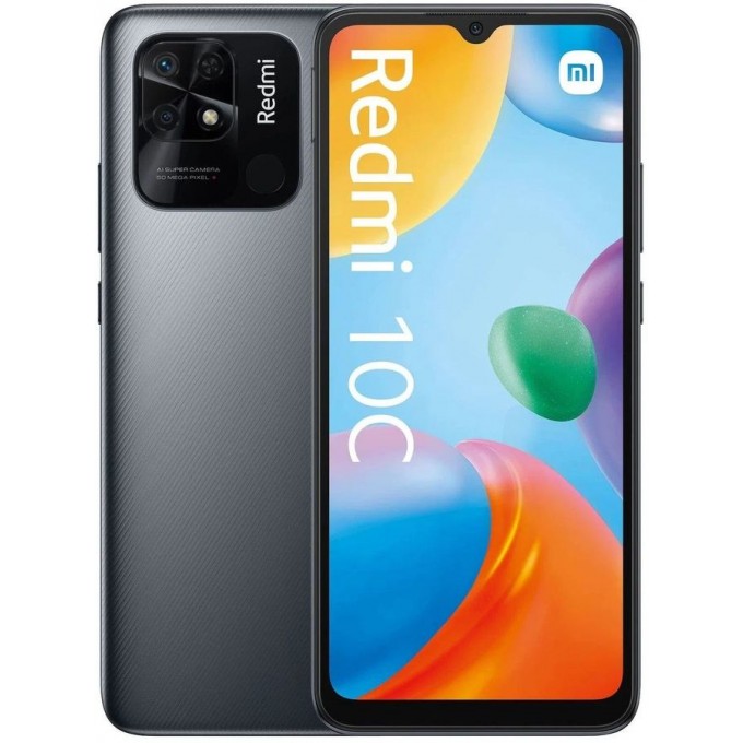 Смартфон XIAOMI Redmi 10C 4/128GB Graphite Gray 100044883912