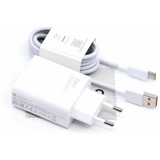 Сетевое зарядное устройство XIAOMI 33W Charging Combo USB, 33Вт, кабель Type-C (BHR6039EU) 100049817481