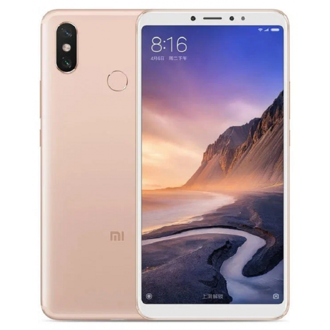 Смартфон XIAOMI Mi Max 3 6/128 ГБ Global Rom, Dual nano SIM, золотой 10757