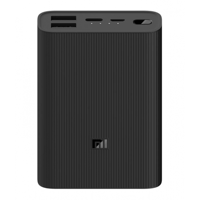 Внешний аккумулятор (Power Bank) XIAOMI Mi Power Bank 3 Ultra Compact, 10000мAч, черный 1452114