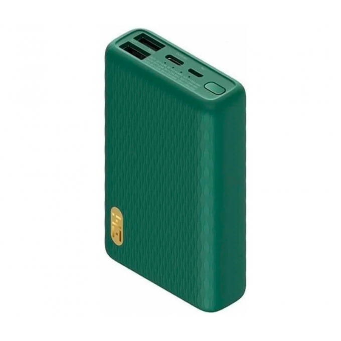 Внешний аккумулятор (Power Bank) XIAOMI PowerBank ZMIQB817, 10000мAч, зеленый [qb817 green 1680135