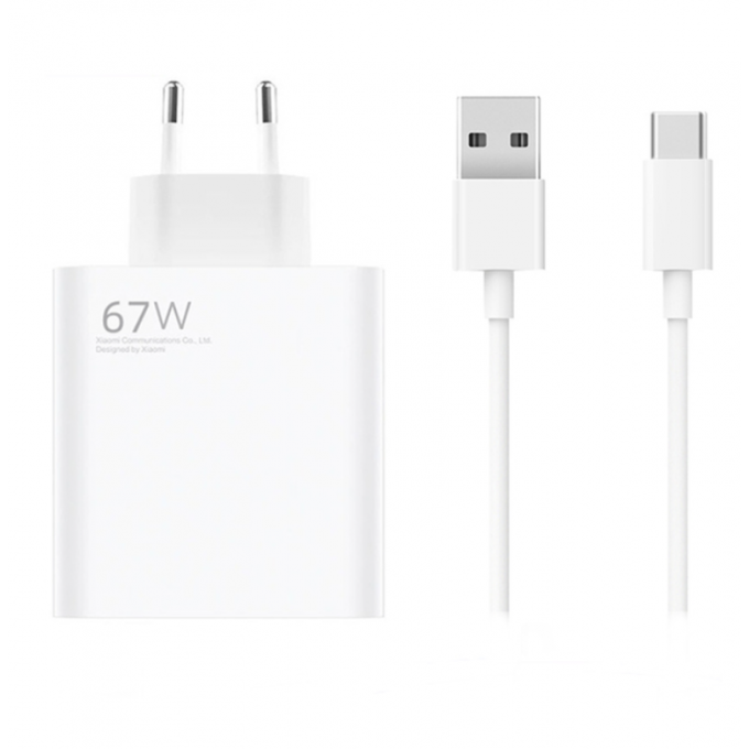 Сетевое зарядное устройство XIAOMI 120W Charging Combo (Type-A) EU, USB type-C, белый 1871669