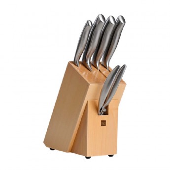 Набор кухонных ножей XIAOMI Huo Hou Nano Knife Set (HU0014) (5 предметов, подставка)