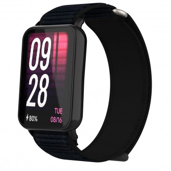 Нейлоновый ремешок для XIAOMI Mi Band 8 Pro, черный