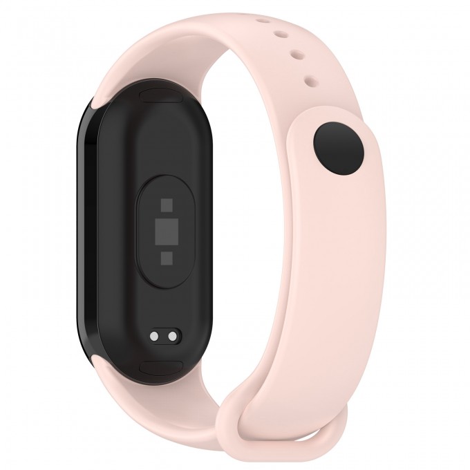 Ремешок для умных часов XIAOMI Mi Band 8, с металлическим фиксатором, розовый 341