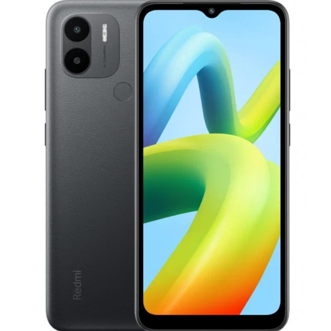 Смартфон XIAOMI Redmi A2+ 3/64 ГБ RU, 2 SIM, черный 351.1