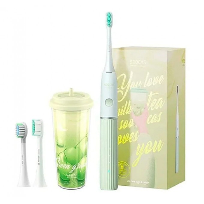 Электрическая зубная щетка XIAOMI Soocas Sonic Electric Toothbrush V2 Green 5005542