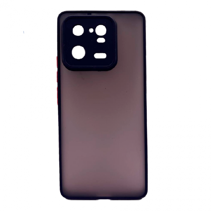 Пластиковая накладка NEW Skin для XIAOMI 13 Pro затемненная черный кант 5048903