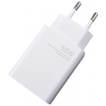 Сетевое зарядное устройство XIAOMI 55w type-c 1x USB Type A 5 А белый