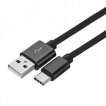 Кабель XIAOMI Mi Braided Cable Type-C (Black/Black), 1 м