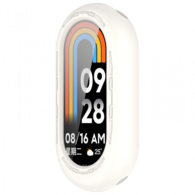 Защитный силиконовый чехол для XIAOMI Mi Band 8, слоновая кость 557