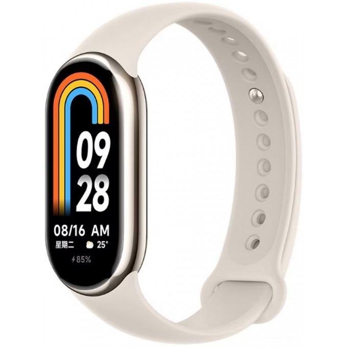 Фитнес-браслет XIAOMI Mi Smart Band 8 золотистый/бежевый BHR7166GL