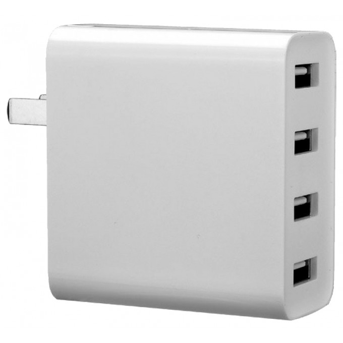 Сетевое зарядное устройство XIAOMI Mi Multiple 4, 4 USB, 2,4 A, () white CDQ01ZM