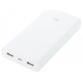 Внешний аккумулятор XIAOMI Mi Power Bank 2 CN 20000 mAh (PLM05ZM) White