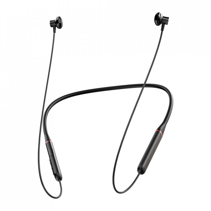 Беспроводные наушники с шейным шнурком Rock Y6 Wireless Sports Earphones черные ROCK-Y6-BLACK