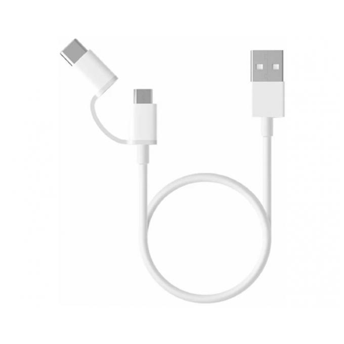 Xiaomi Mi 2-in-1 USB Cable Micro USB to Type C (30cm) [] SJV4083TY