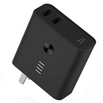 Внешний аккумулятор XIAOMI Mi ZMI 5200 Dual-Mode Smart Charger 5200 mAh (XPB-0020) Black